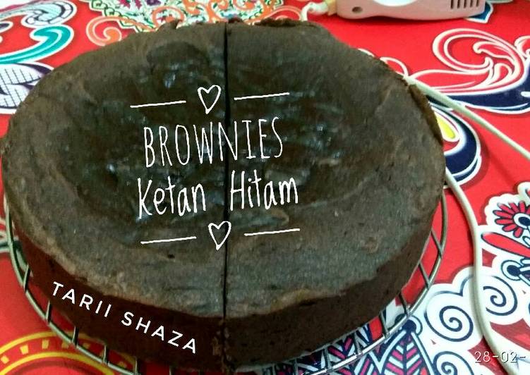 Recipe of Favorite Brownies Ketan Hitam #PostingRame2_Bolu
