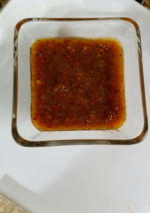 Una foto de Salsa roja para barbacoa