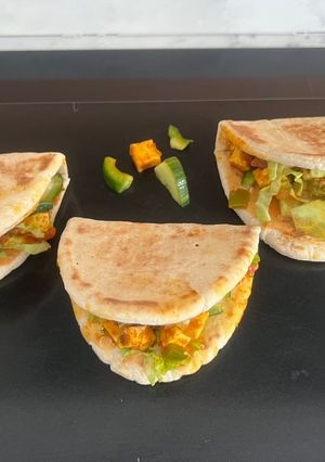 A picture of Paneer Pita Pockets🥰.