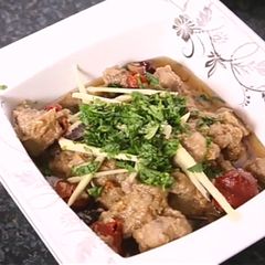 A picture of Khara Masala Gosht 🐐.