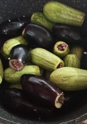 صورة لوصفة محشي كوسى والباذنجان