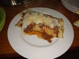 Canelones de acelga y carne molida