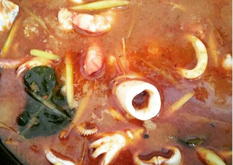 Resep Terbaik Tomyam Sea Food Sedap Nikmat