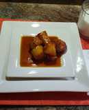 Camotes caramelizados