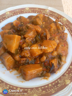 Yam porridge ainihin hoton girkin