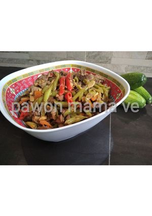 Foto resep Tumis sayuran ampela ati ayam