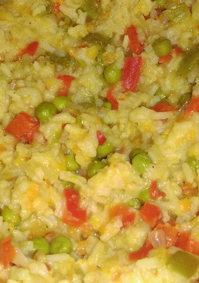 Una foto de Arroz caldoso con verduras