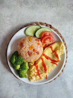 Foto resep Omurice Japan