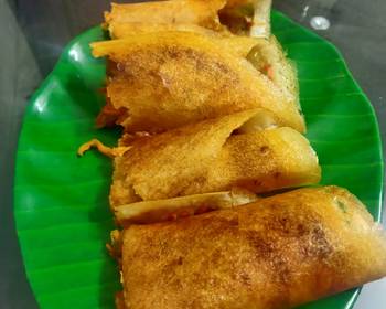 Easy Making Recipe Noodle Schezwan Dosa Restaurant Style