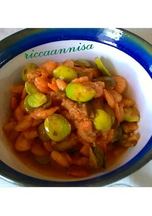 Foto resep Balado udang pete