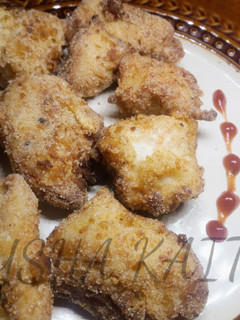 A picture of Chicken nuggets.