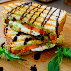 A picture of Grilled Caprese Sandwich.