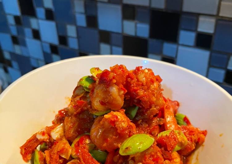 YUK DICOBA! Cara Membuat Udang Pete Sambalado