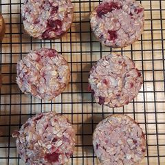 A picture of Raspberry Lemon Baked Oatmeal Cups.