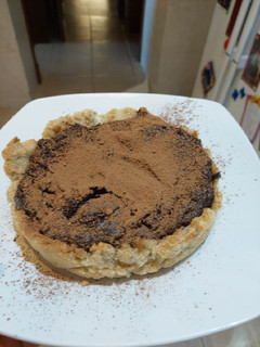 Una foto de Tarta de chocolate keto