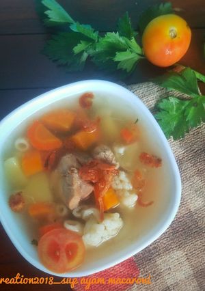 Foto resep SOP AYAM macaroni