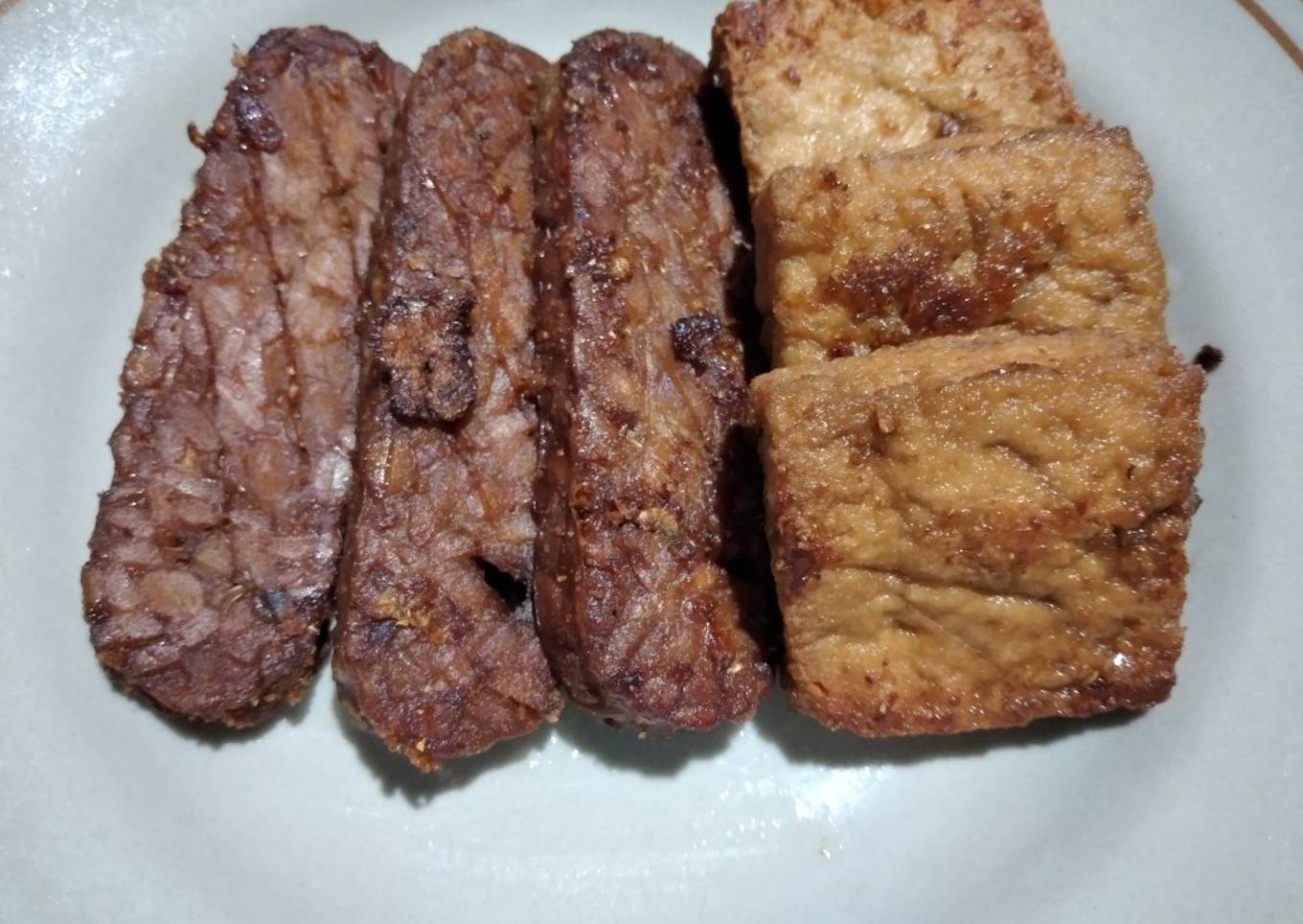 Tahu tempe bacem