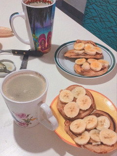 Una foto de Pancakes saludables para el desayuno! ✨🤤