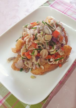 Foto resep Fish Strip Sambal Matah