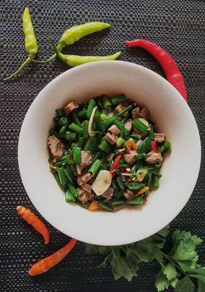 Foto resep Tumis Daun Bawang dan Daging Sapi
