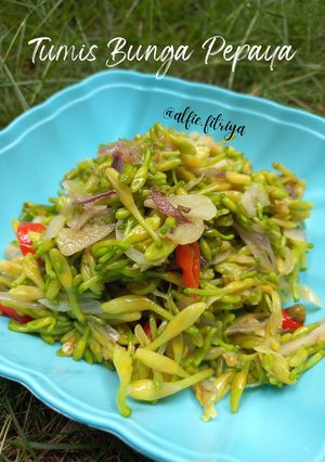 Foto resep Tumis Bunga Pepaya
