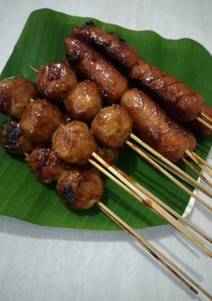 Foto resep 501. Bebakaran Bakso Sosis