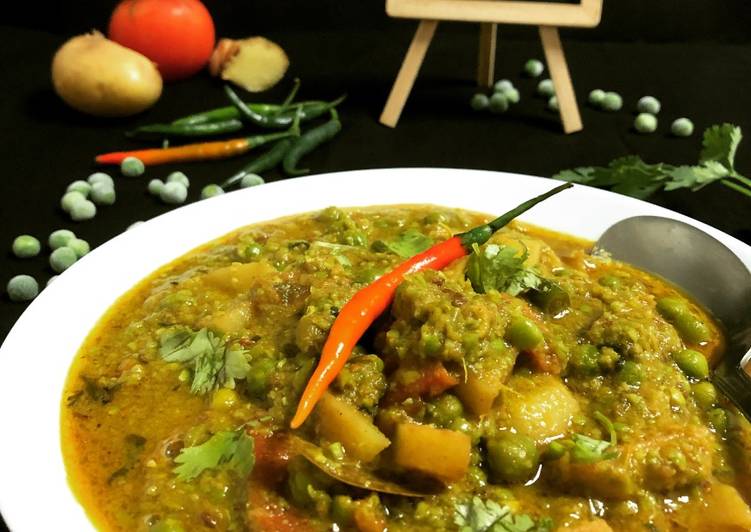 Dinner Ideas Nimona (Green Peas Curry)