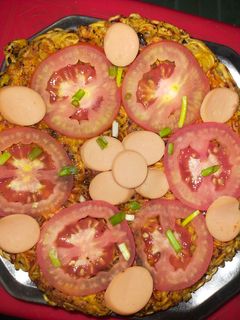 Hình của món Pizza mì gói 🍕.