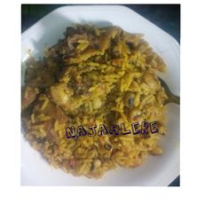 A picture of Jallof rice.