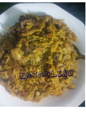 A picture of Jallof rice.