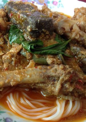 รูปของ ขนนจีนแกงไก่