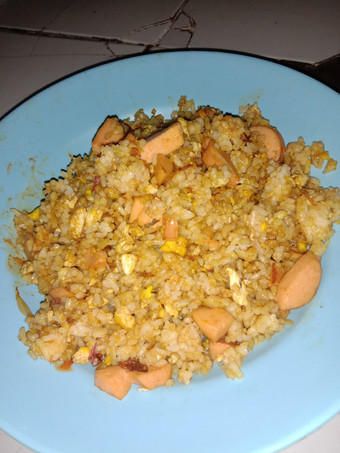 Resep Nasi goreng sosis kanzler hot, Bikin Ngiler
