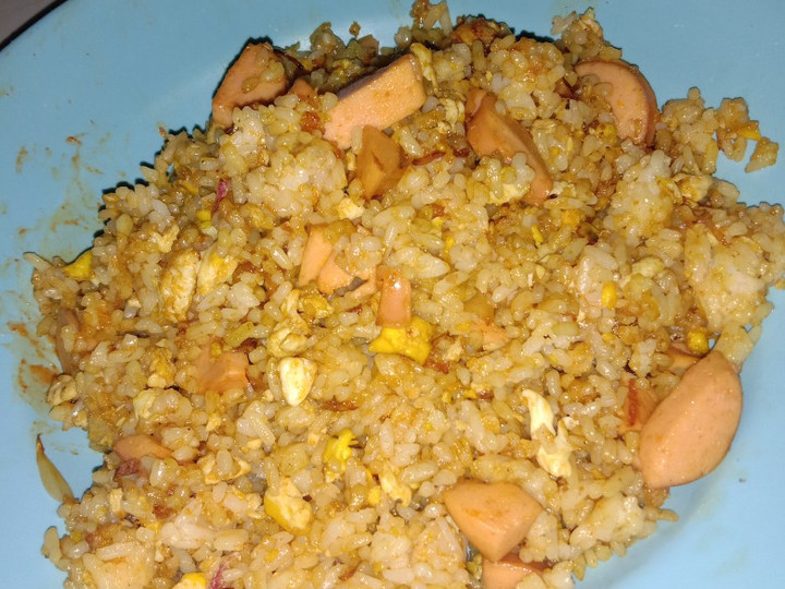 Resep Nasi goreng sosis kanzler hot, Bikin Ngiler