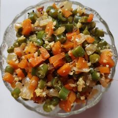 A picture of Carrot Beans Poriyal.