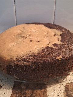 Una foto de Torta marmolada de zanahoria🍰🍫🥕