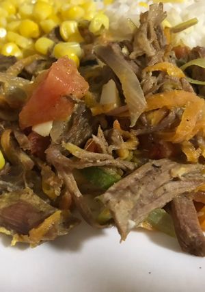 Una foto de Carne esmechá