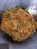 Mie sedap goreng kangkung