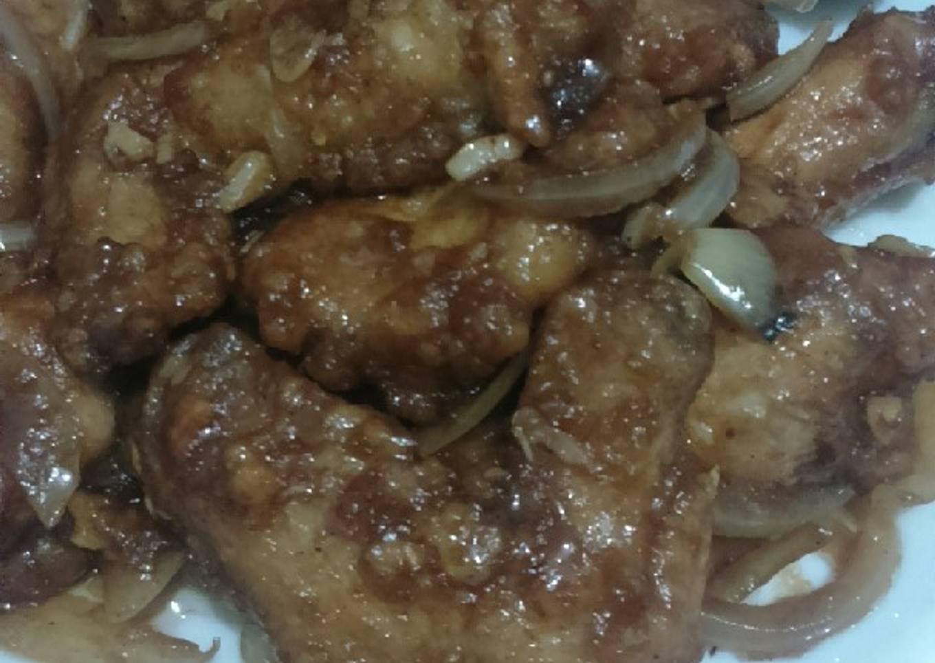 Ayam goreng saus inggris