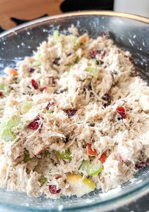 A picture of Craisin Apple Chicken Salad.