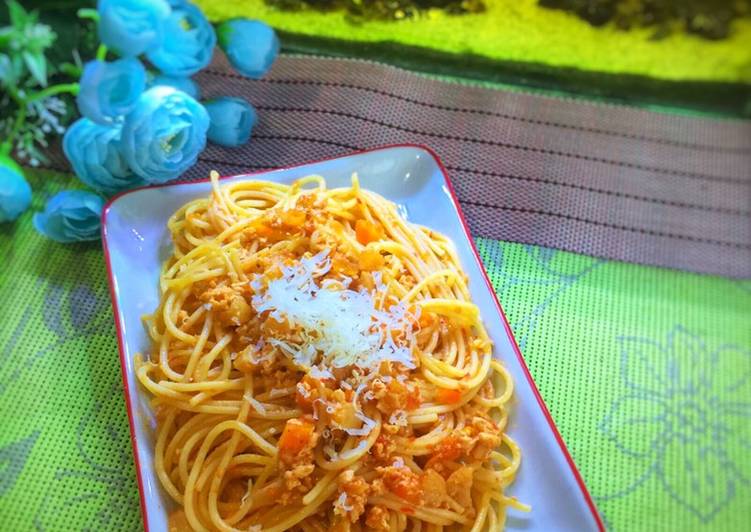 Resep Spagetti Temet Pedas yang Bikin Ngiler