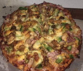 Unique Recipe Chicken Bacon Avo Pizza Delicious Perfect