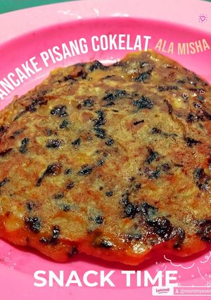 Foto resep Pancake Pisang Cokelat (Mpasi start 1y)