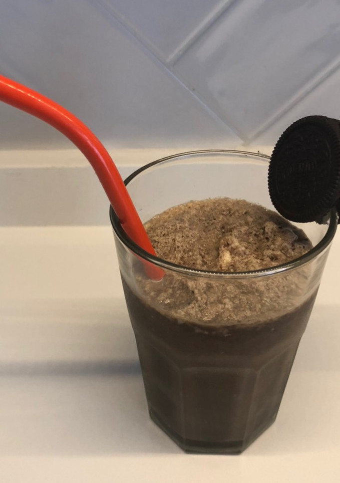 Una foto de Frappuchino de oreo