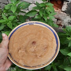 A picture of Sooji ka halwa.