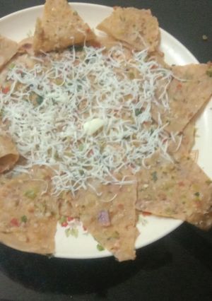 A picture of Sun flower paratha.