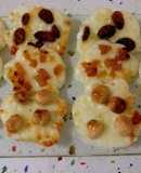 Galletas de queso con albaricoques, pasas y avellanas