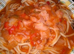 Una foto de 🍝NOODLES CON SALSA 🍝