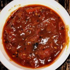 A picture of Tamatar ki chutney.