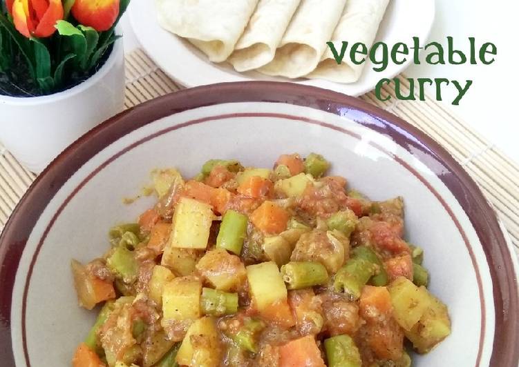 Resep Vegetable Curry Anti Gagal