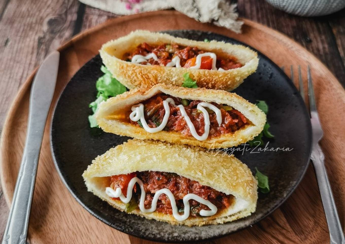 Stuffed beef bag
